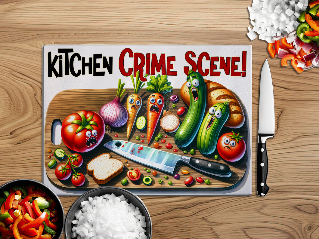 Funny Glass Cutting Board