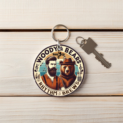 Woody and Bears keychain