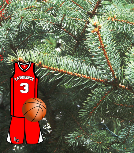 LC basketball ornament