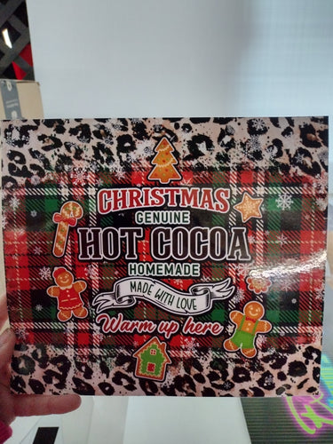Christmas Hot Cocoa tumbler wrap