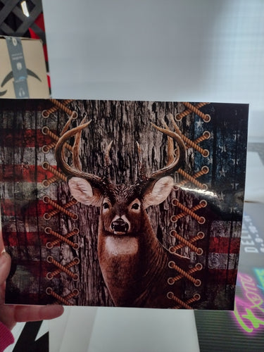 American Deer Hunter tumbler wrap