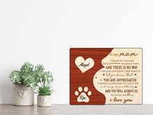 Mom poem personalized wood plaque