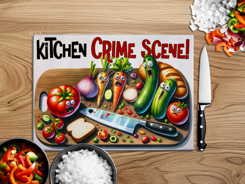 Funny Glass Cutting Board