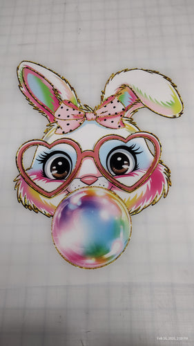 Cute Bunny DTF Transfer