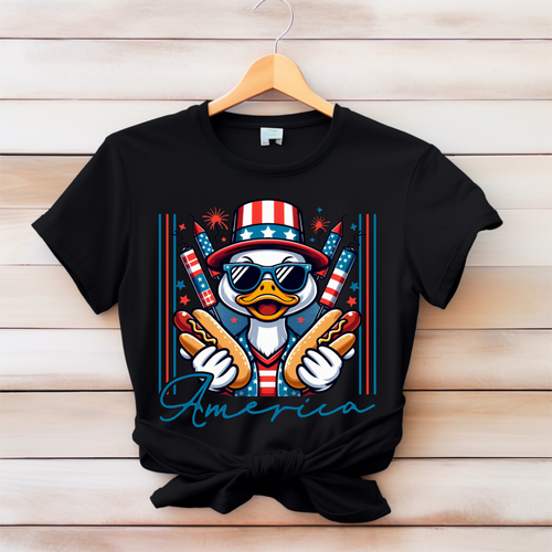 America duck tshirt