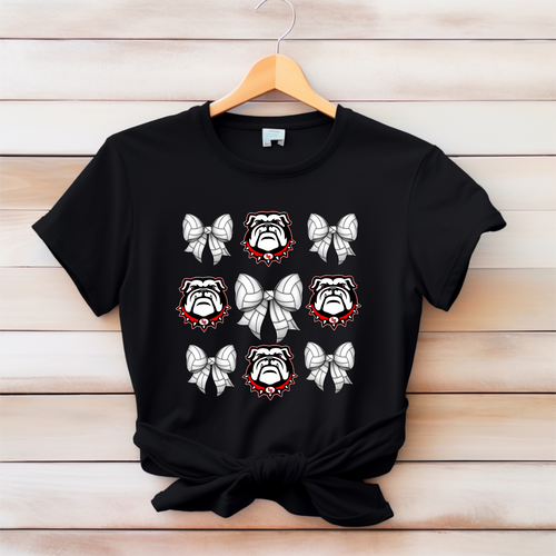 Bulldogs and Volleyball Bows tshirt