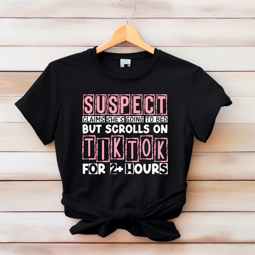 Funny Tiktok suspect tshirt