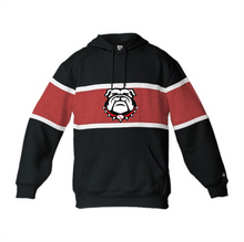 Bulldog Block Hooded Tshirt or Fleece Hoodie