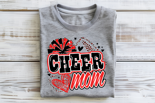 Cheer Mom Softstyle Tshirt