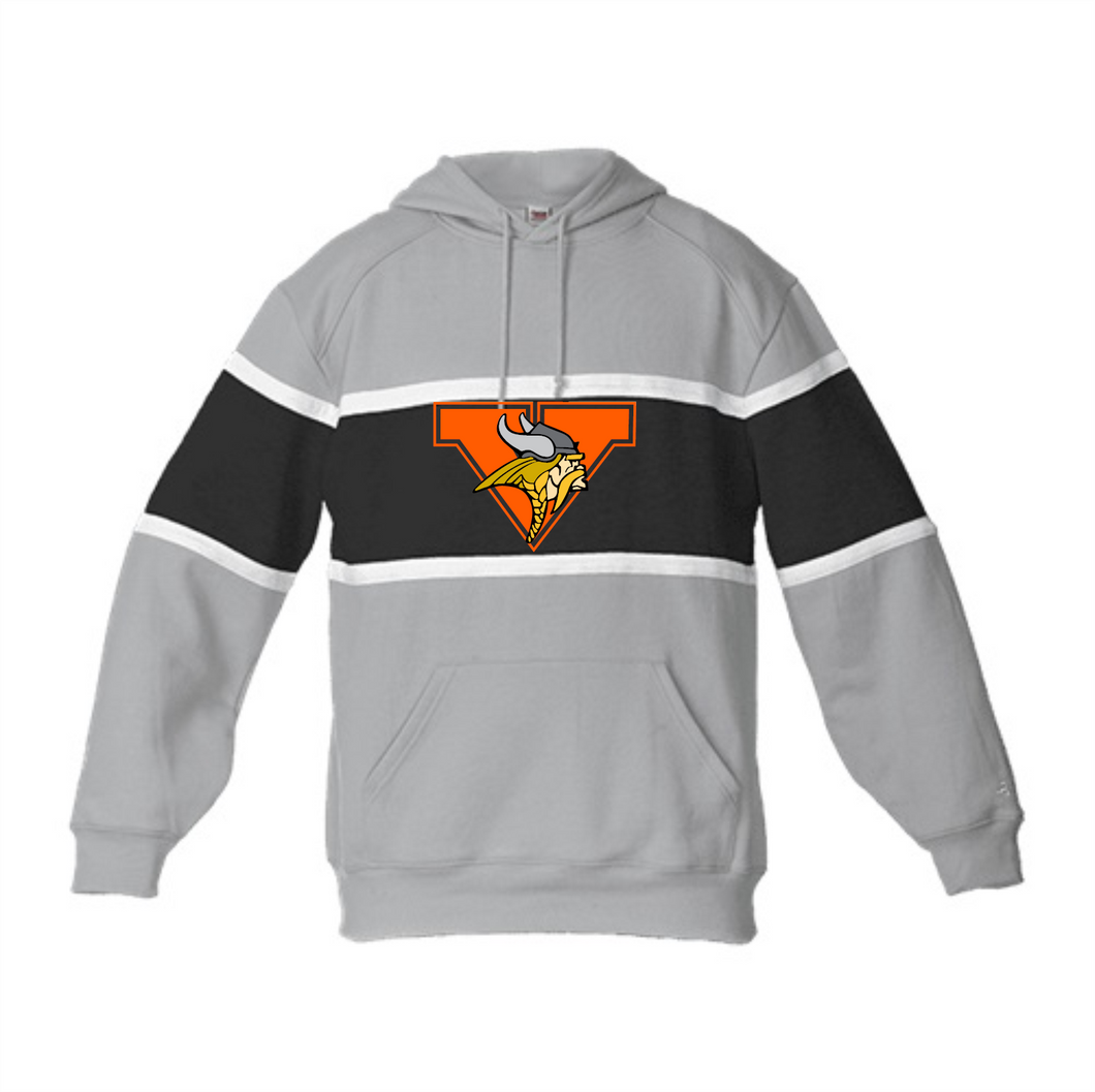 Fort Gay Vikings  Block Hooded Tshirt or Fleece Hoodie