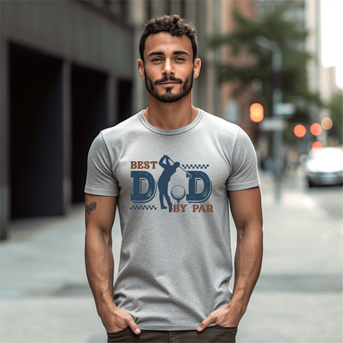 Best Dad by Par Golfing Softstyle shirt