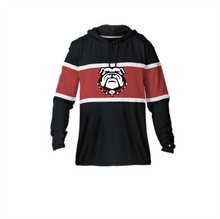 Bulldog Block Hooded Tshirt or Fleece Hoodie