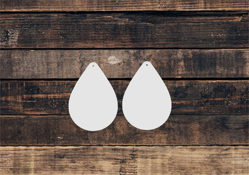 Teardrop Earring Blanks for Sublimation