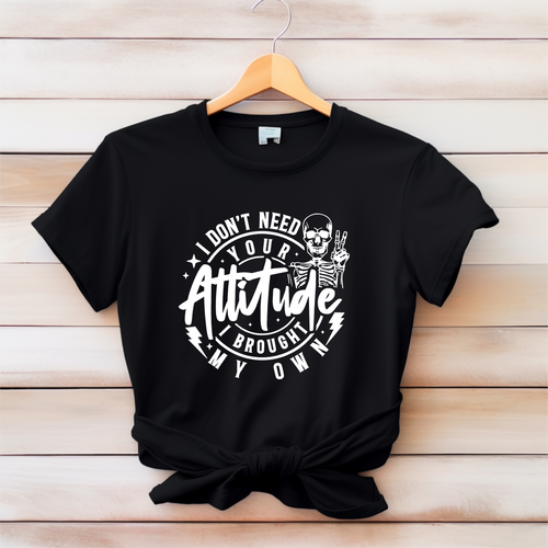 Funny Brought my Own Attitude Softstyle tshirt