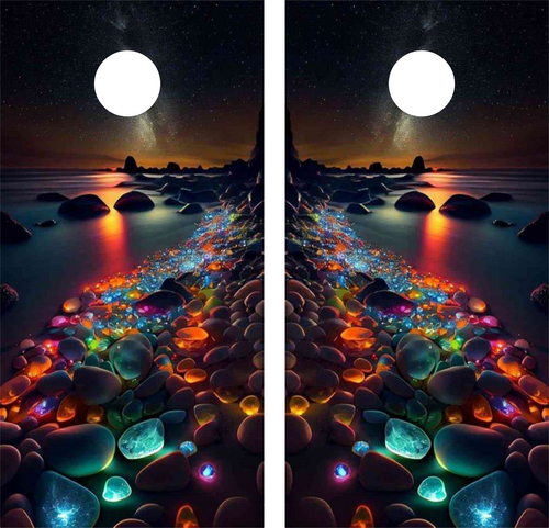 Glowing Rock Dream State Cornhole