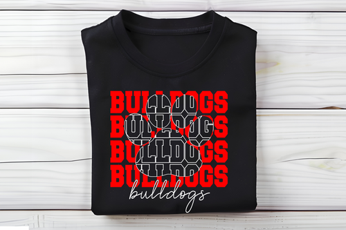 Bulldogs Paw print shirt