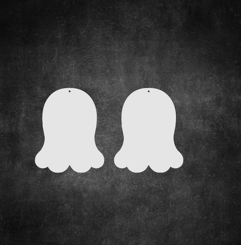 Ghost Earring Blanks for Sublimation