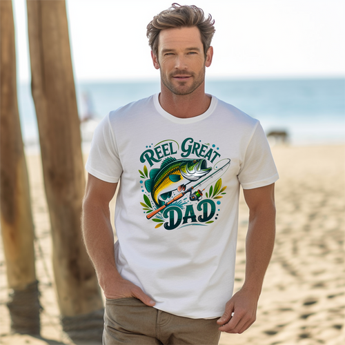 Reel Great Fishing Dad Softstyle shirt