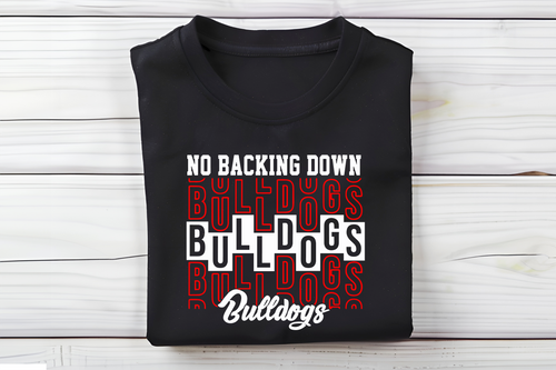 Bulldog no backing down Softstyle Shirt.