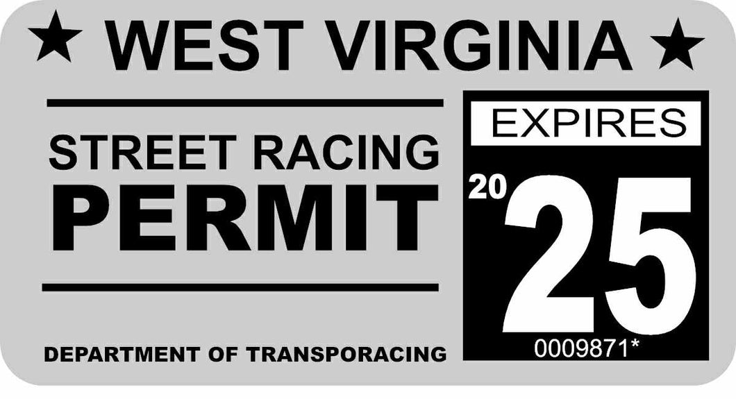 Funny Gag street racing sticker - Marcum Custom Graphics