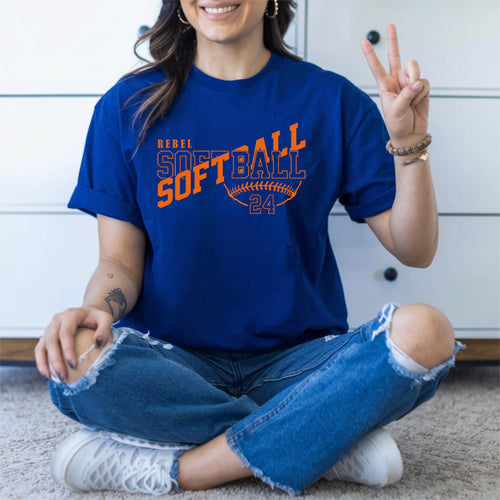 Tolsia  Rebels Softball tshirt