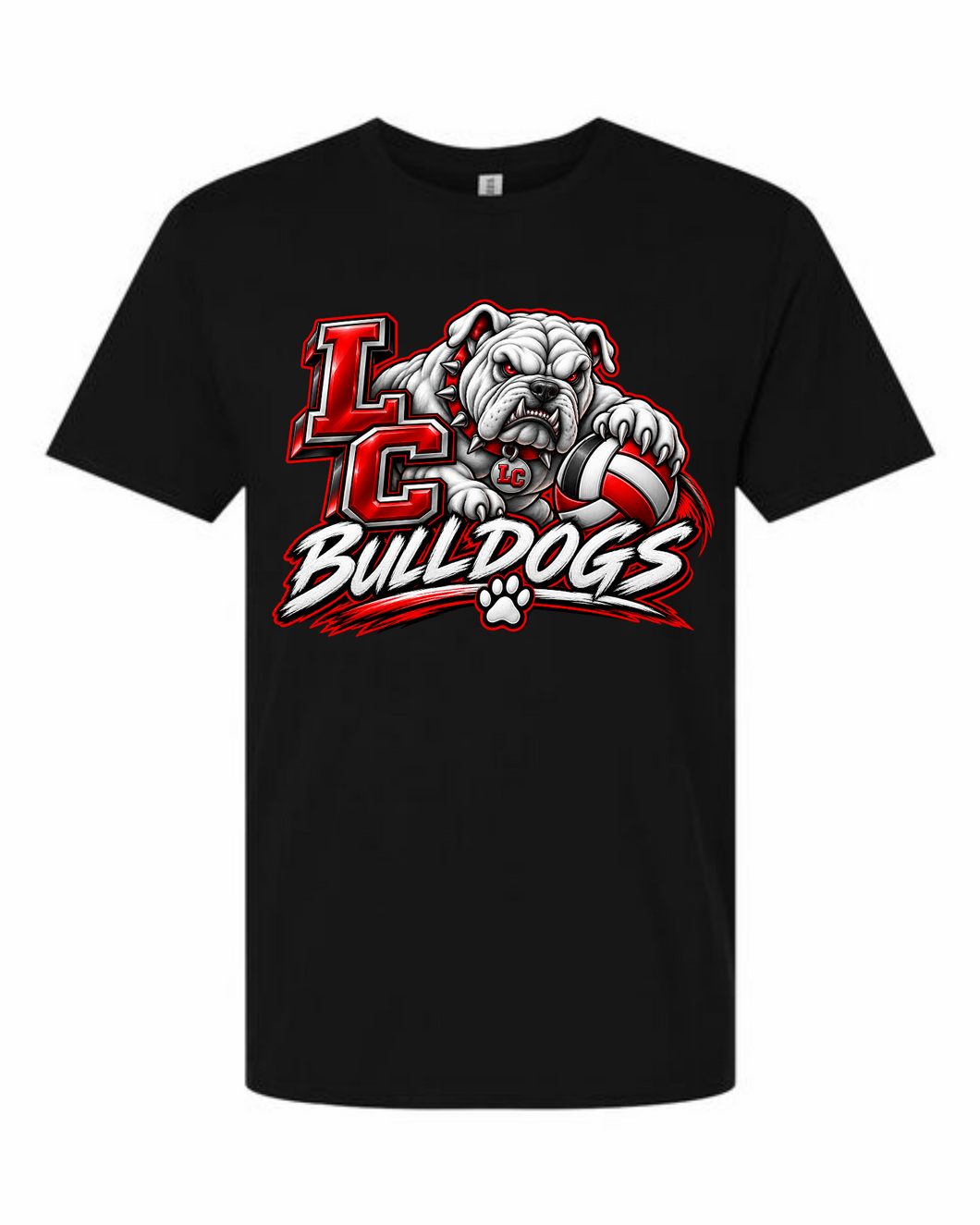 LC Bulldogs shirt volleyball