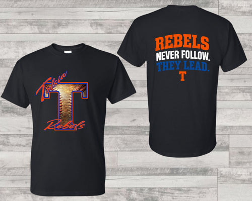 Tolsia T Rebels Baseball tshirt