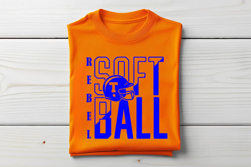 Tolsia  Rebels Softball tshirt