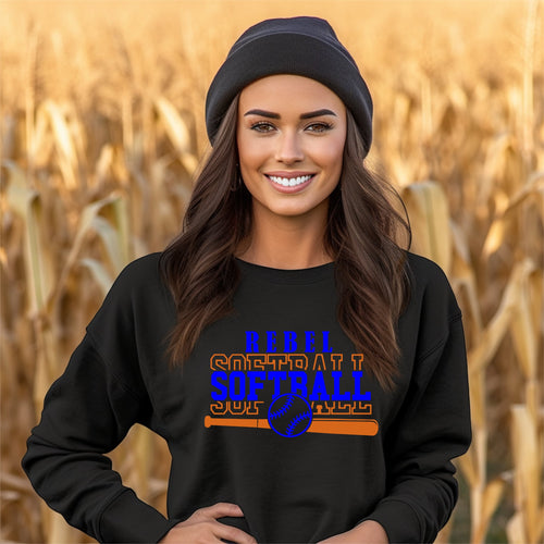 Tolsia  Rebels Softball tshirt