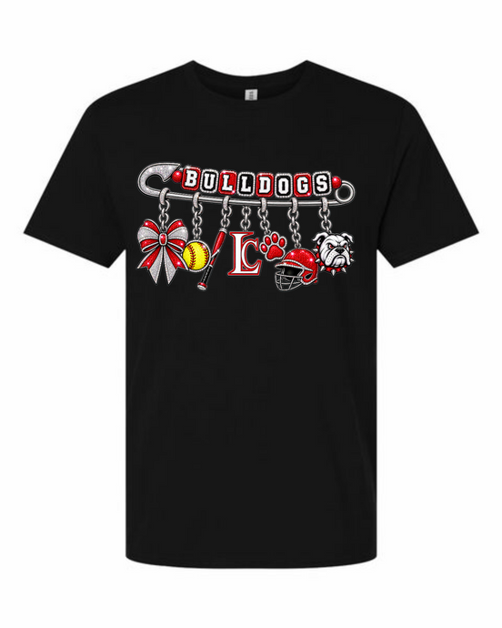 Bulldog Softball Pin Spirit Shirt