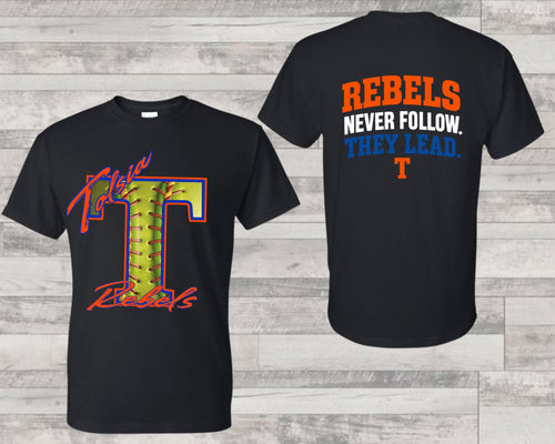 Tolsia T Rebels Softball tshirt
