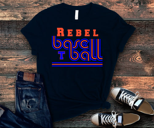 Tolsia  Rebels Baseball tshirt