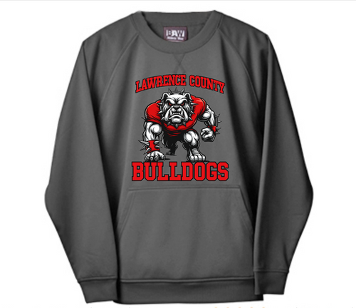 Bulldogs Crew pullover with kangaroo pocket