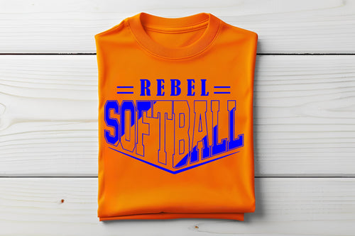Tolsia  Rebels Softball tshirt