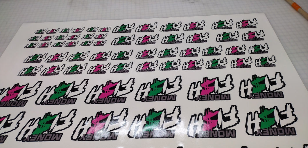 Sheet of stickers