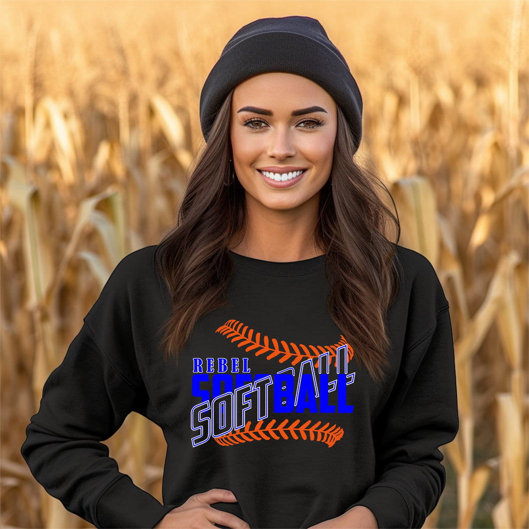 Tolsia  Rebels Softball tshirt