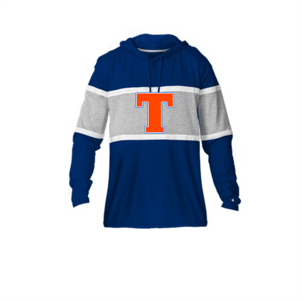 Tolsia T Block Hooded Tshirt or Fleece Hoodie