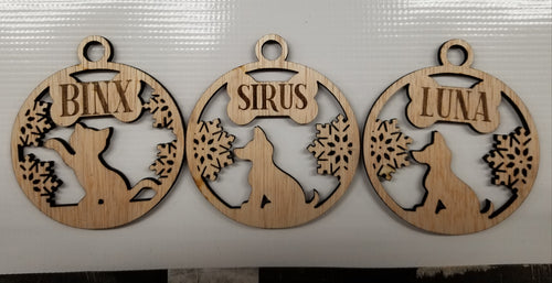 Personalized pet ornament