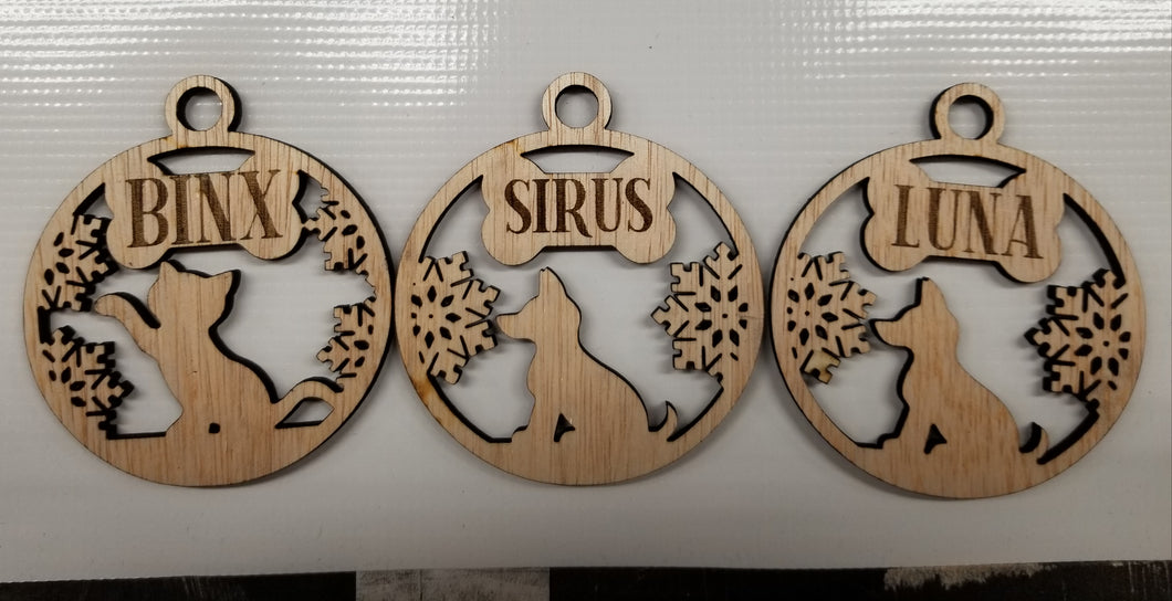 Personalized pet ornament