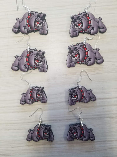 Bulldog  earrings
