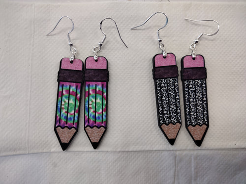 pencil earrings