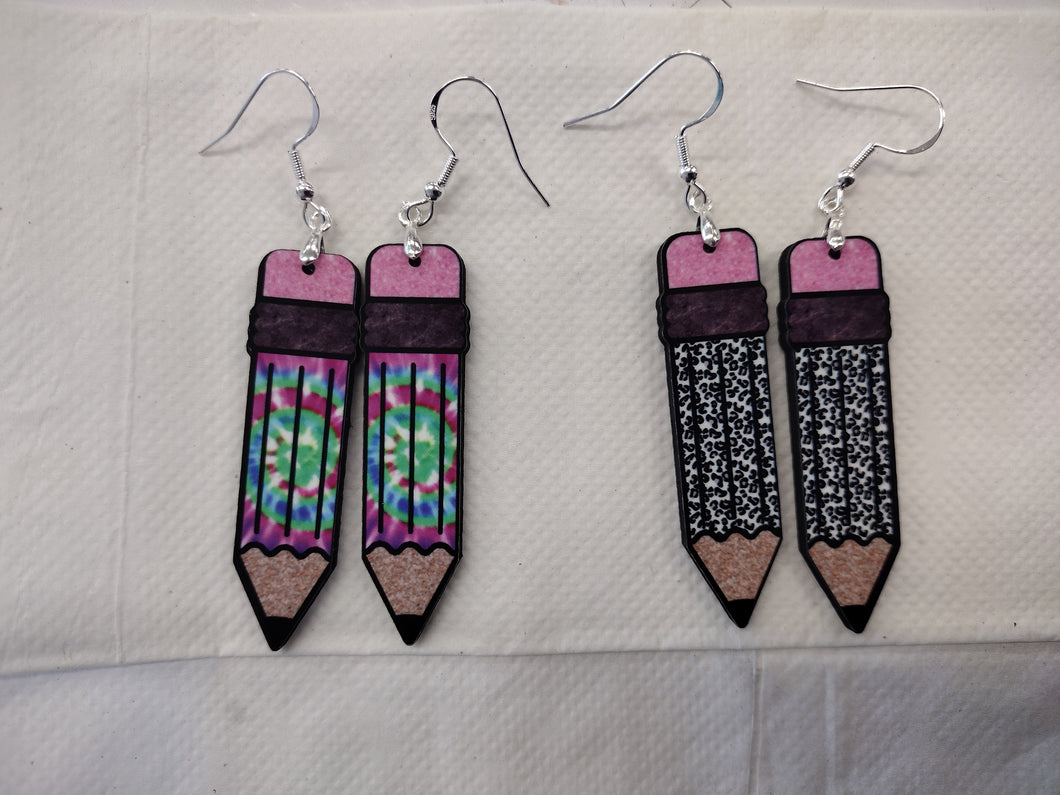 pencil earrings